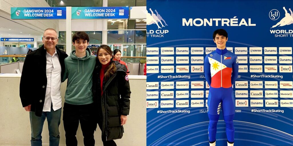 Fil-Am Peter Groseclose has landed in South Korea for the Winter Youth Olympics