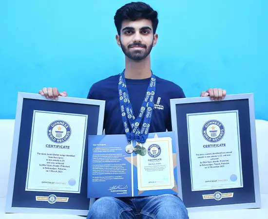 Pakistani fan becomes world’s no. 1 Swiftie after naming 34 Taylor Swift songs to break the World Record | Photo from Guinness World Record/guinnessworldrecords.com