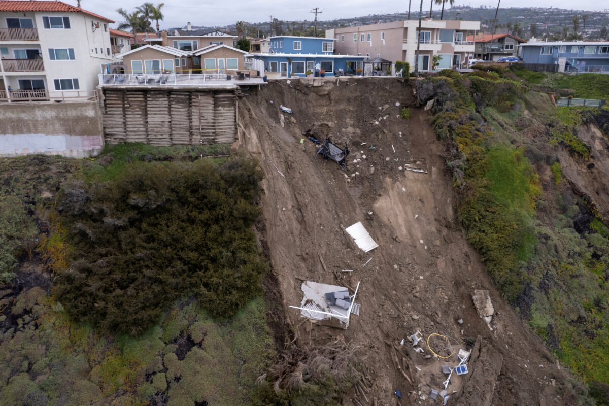 California's coveted coastal cliffs eroding in atmospheric rivers