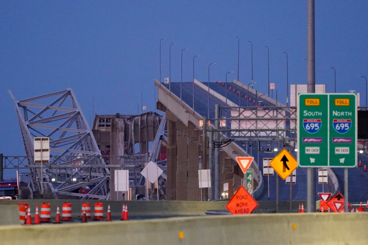 Baltimore bridge collapses after ship collision, sending vehicles into water