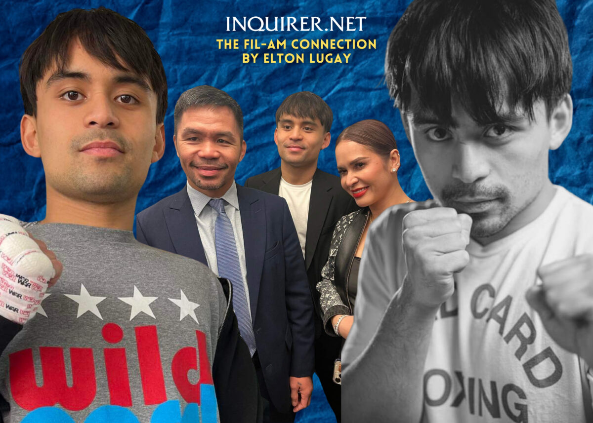 Collage: Jimuel Pacquiao and family