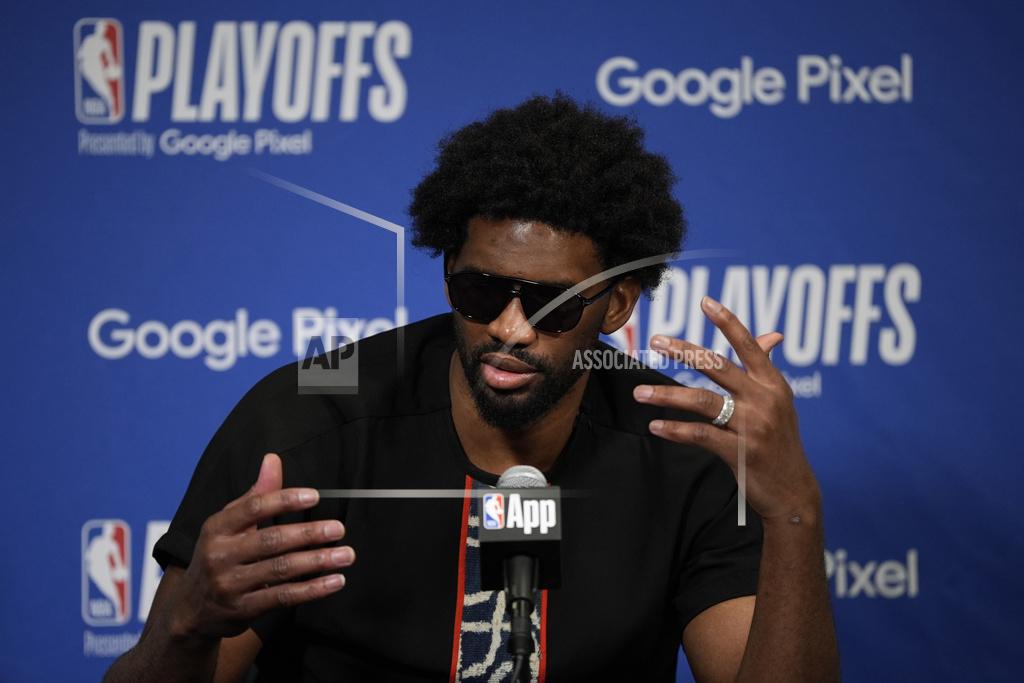 76ers All-Star center Joel Embiid says he's suffering from Bell's palsy