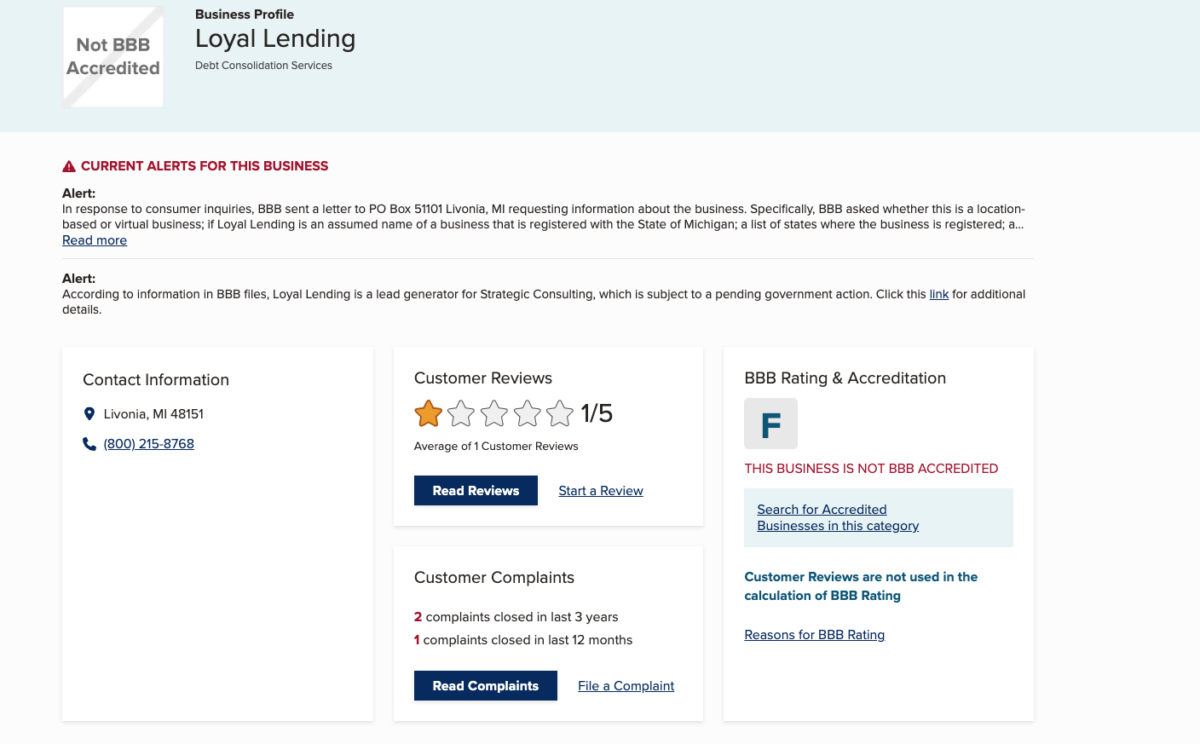 Loyal Lending Ratings: What the Numbers Say