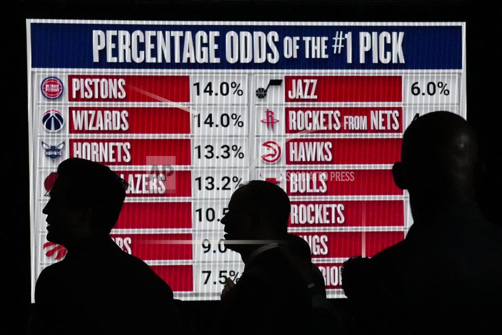 Hawks win NBA lottery in year with no clear choice for No. 1 pick