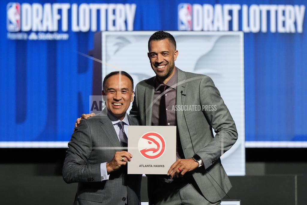 Hawks win NBA lottery in year with no clear choice for No. 1 pick