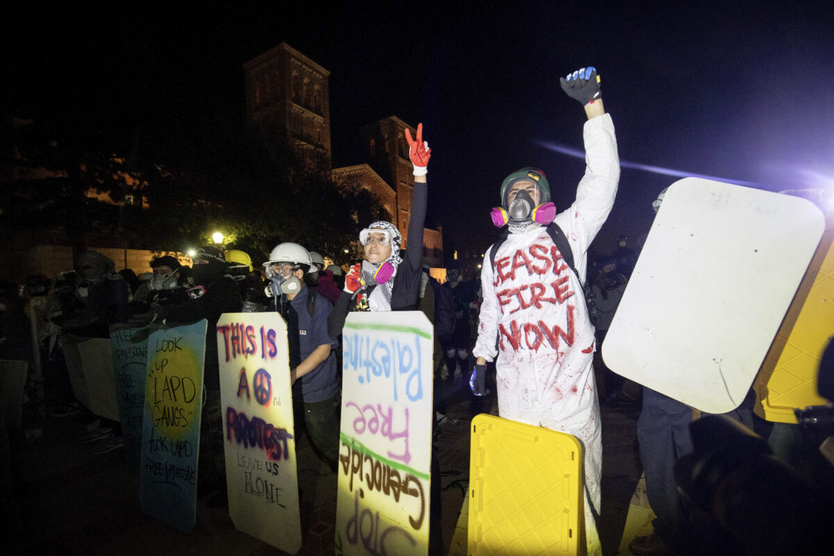 campus protest UCLA