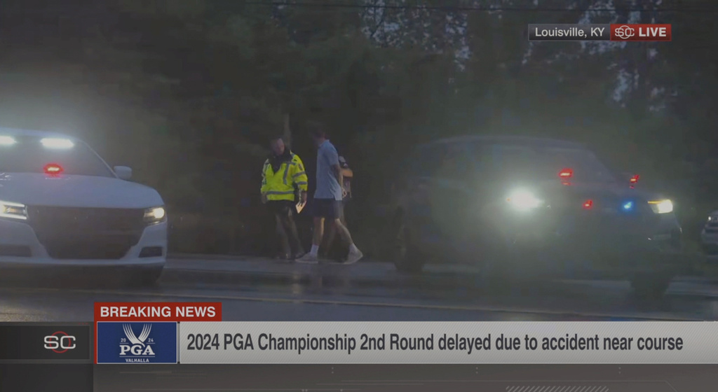 Scheffler detained by police at PGA Championship for not following orders
