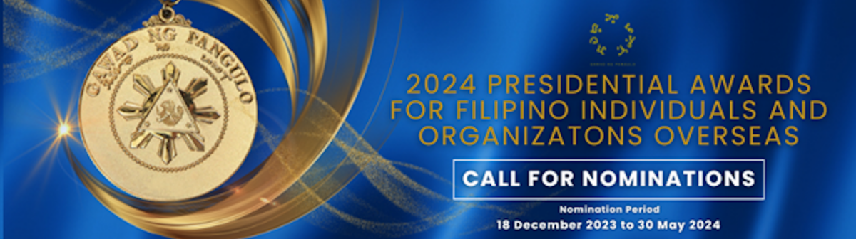 Presidential Awards for Filipino Individuals and Organizations Overseas 