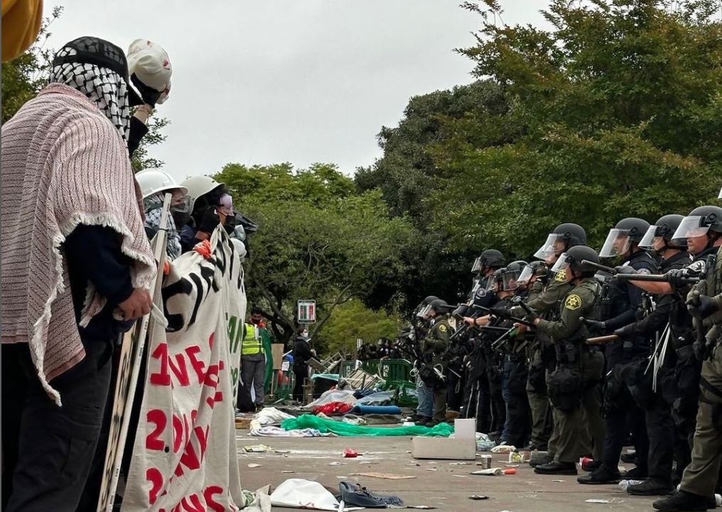 Police dismantle UC Irvine encampment, arrest protesters