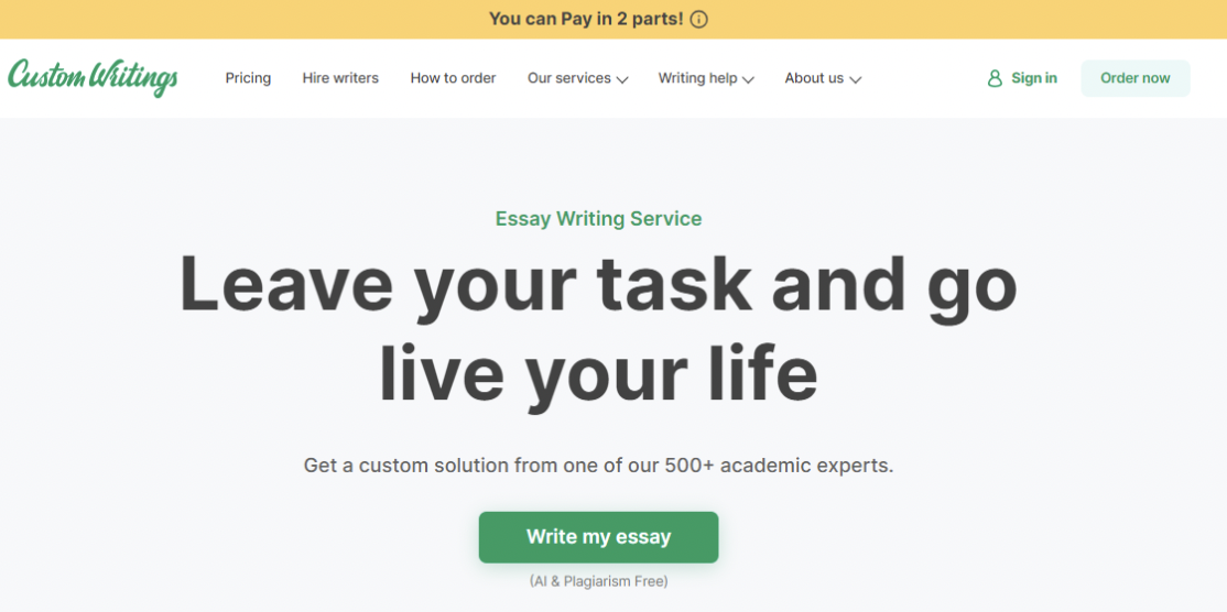 Essay writing services in Florida