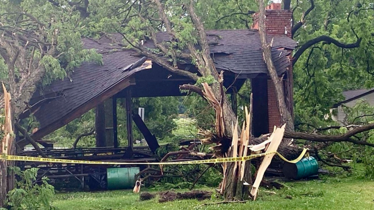 Tornado hits Michigan without warning, killing a toddler