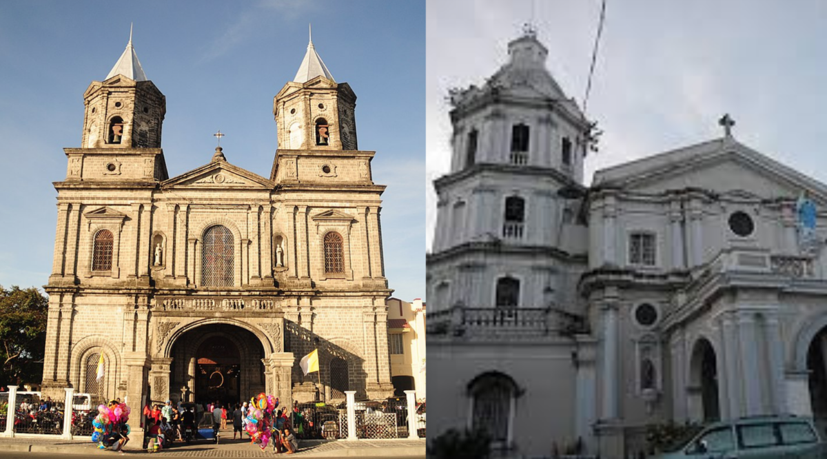 Old churches in Pampanga