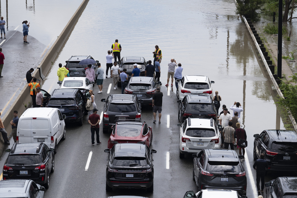 Torrential rains hit Canada's largest city