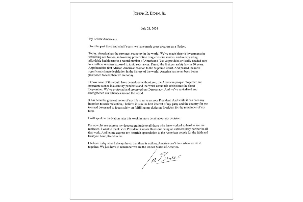 Biden letter