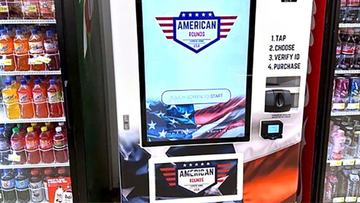 Bullets now for sale in some US grocery stores with ammo vending machines