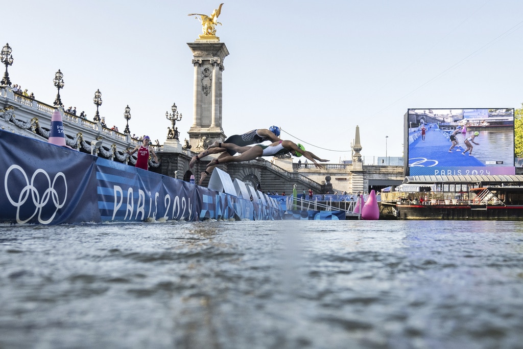 Olympic marathon swim test run canceled over water quality concerns for Seine River