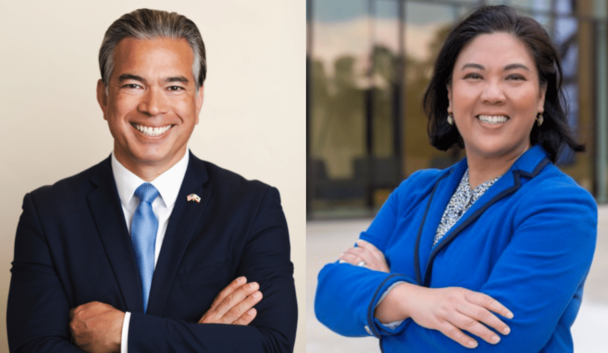 Rob Bonta and Maria Cervania