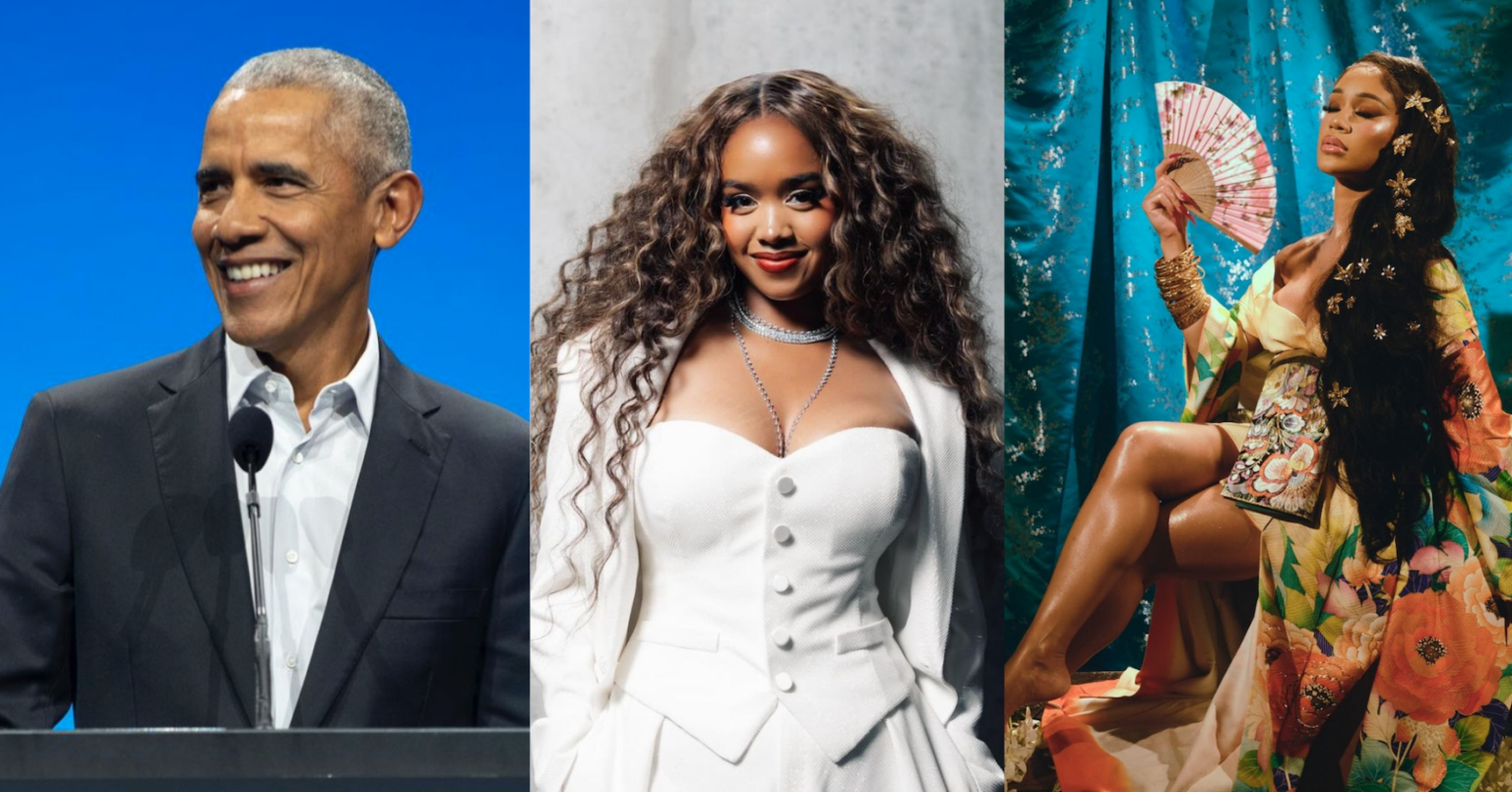 Obama’s 2024 summer playlist features Saweetie, H.E.R. hits