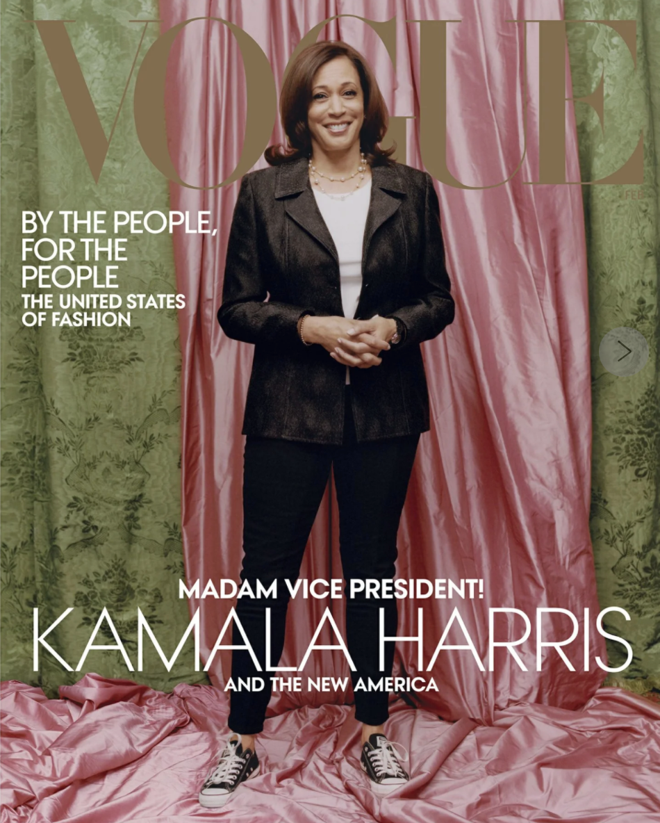 Kamala Harris on Vogue cover