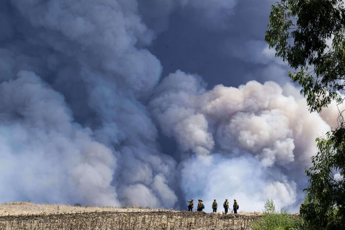 Wildfire Trabuco Canyon