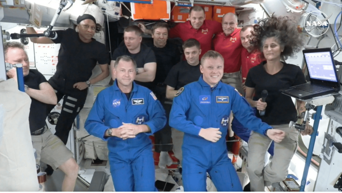 Stuck NASA astronauts welcome SpaceX capsule that'll bring them home