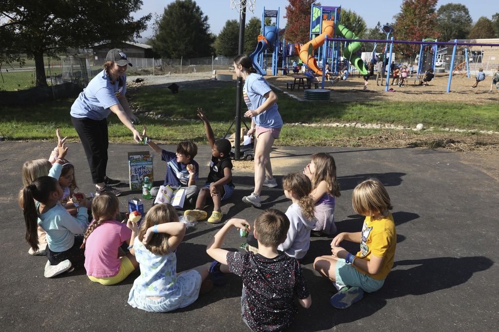 This camp provides a safe space for kids to learn and play after Hurricane Helene