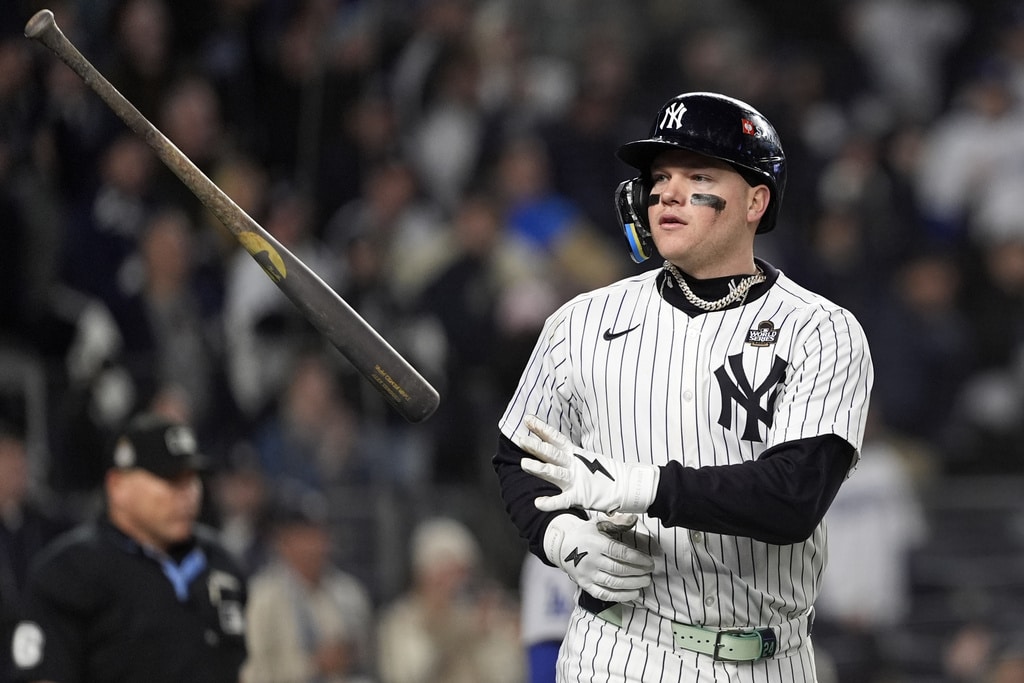 Yankees on verge of getting swept at World Series for 4th time