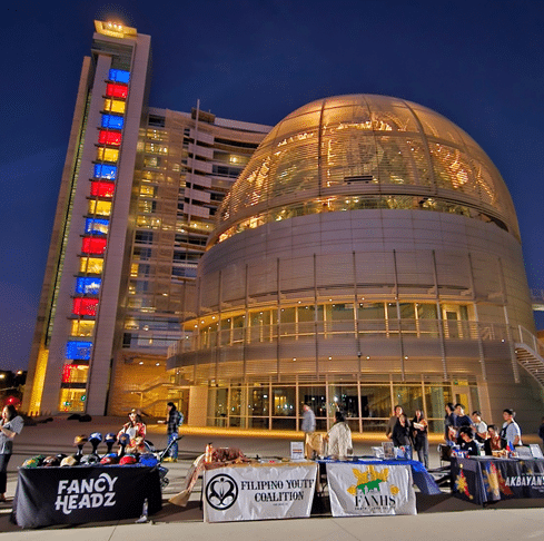 San Jose City Hall lights up