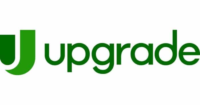 Upgrade logo representing personal loans and financial solutions for debt consolidation.