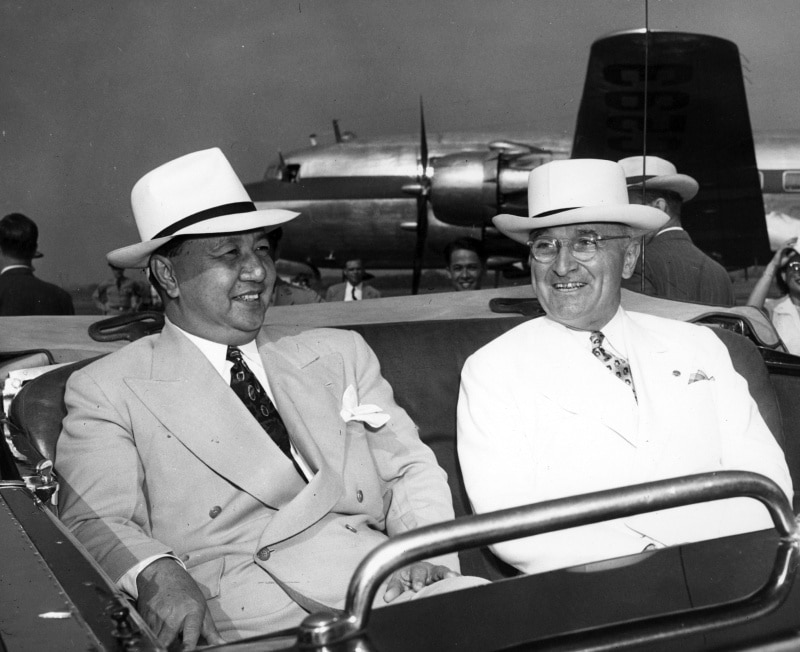 President Harry S. Truman and President Elpidio Quirino 