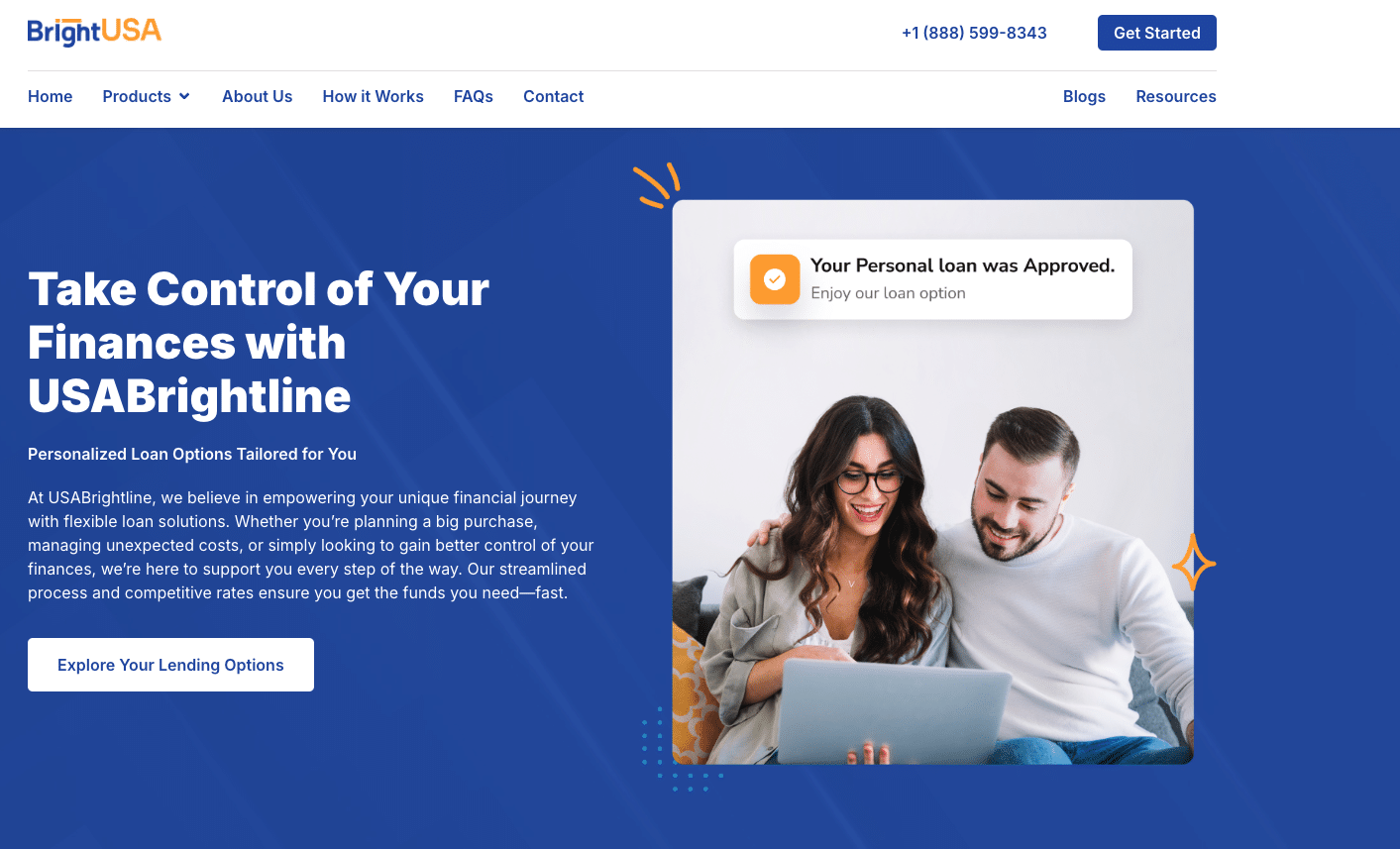 A step-by-step guide to starting with USABrightLine, including online form submission, personalized consultations, and fast loan decisions.