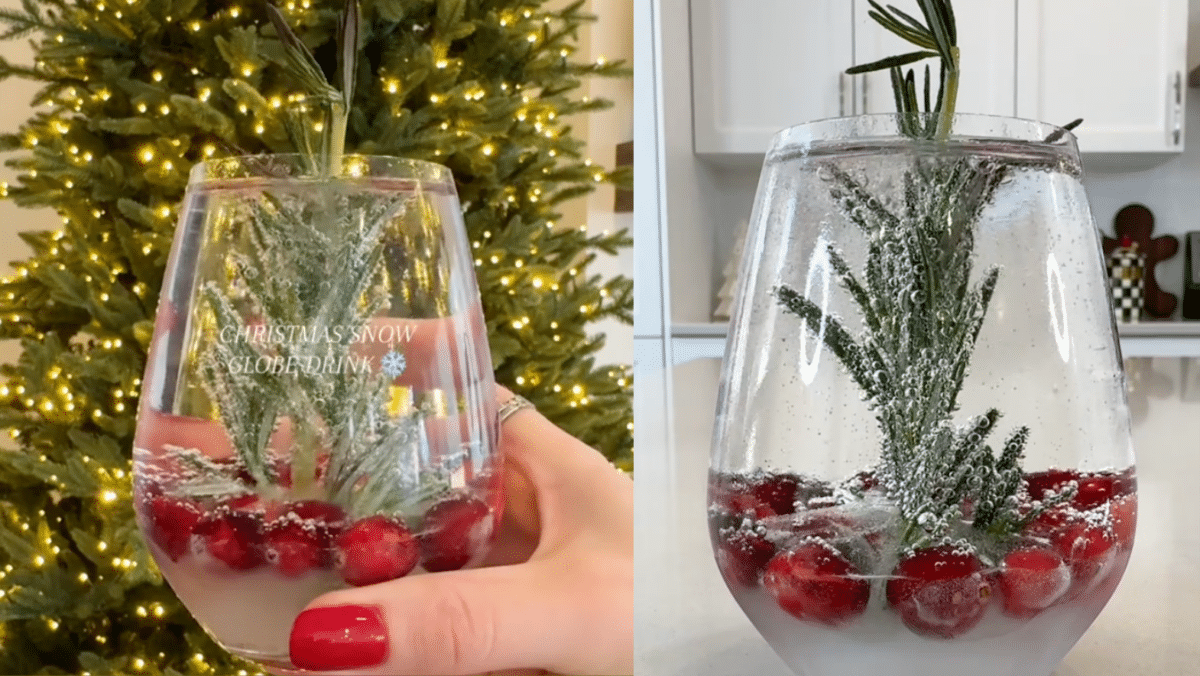 TikTok’s viral Snow Globe cocktail adds sparkle to holiday parties