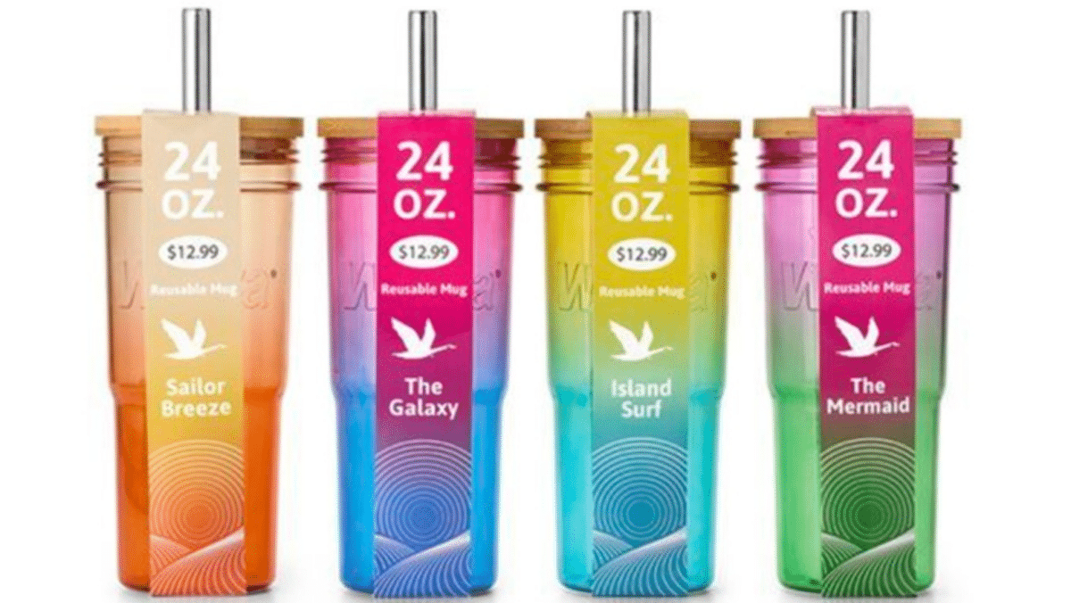 Tumblers recalled because their metal straws can cut customers