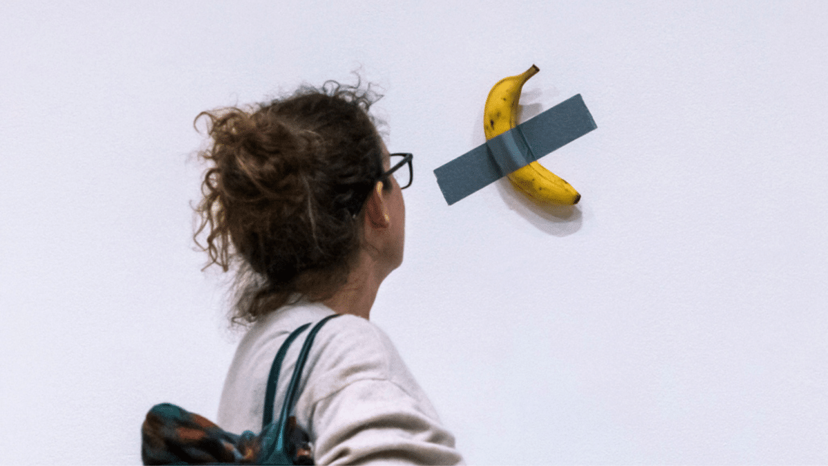 How a viral, duct-taped banana came to be worth $1 million