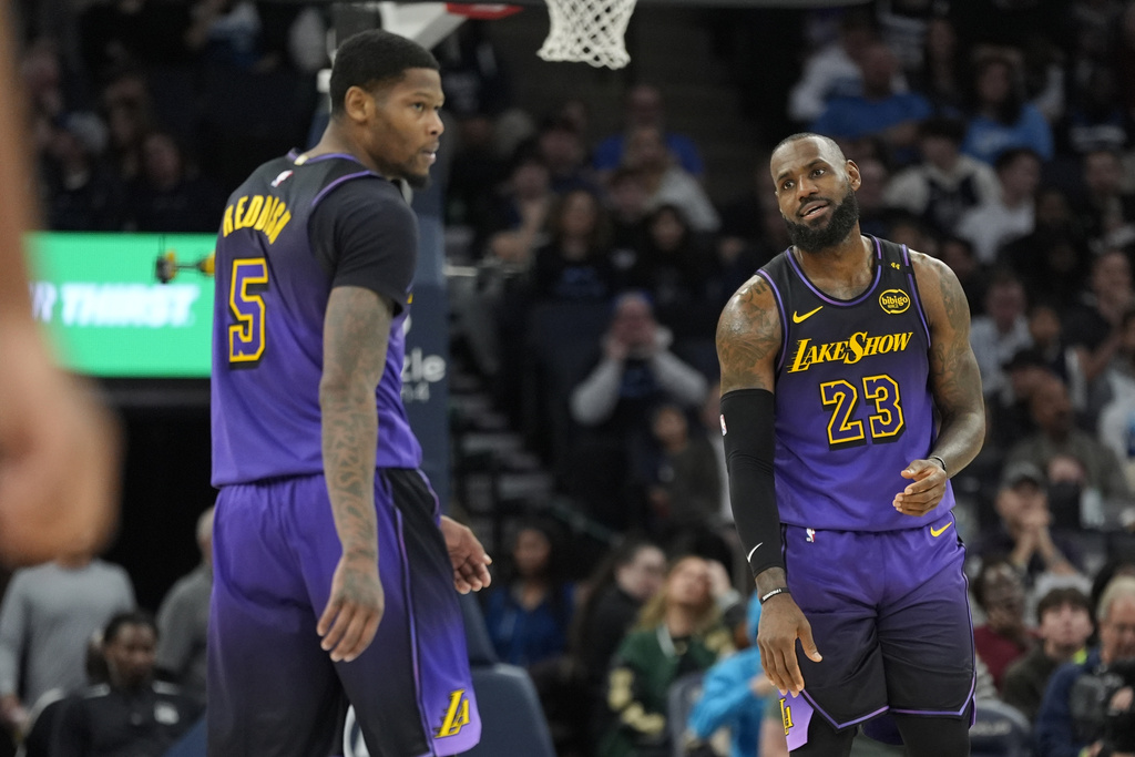 LeBron's jumper is off, and the Lakers are struggling on offense