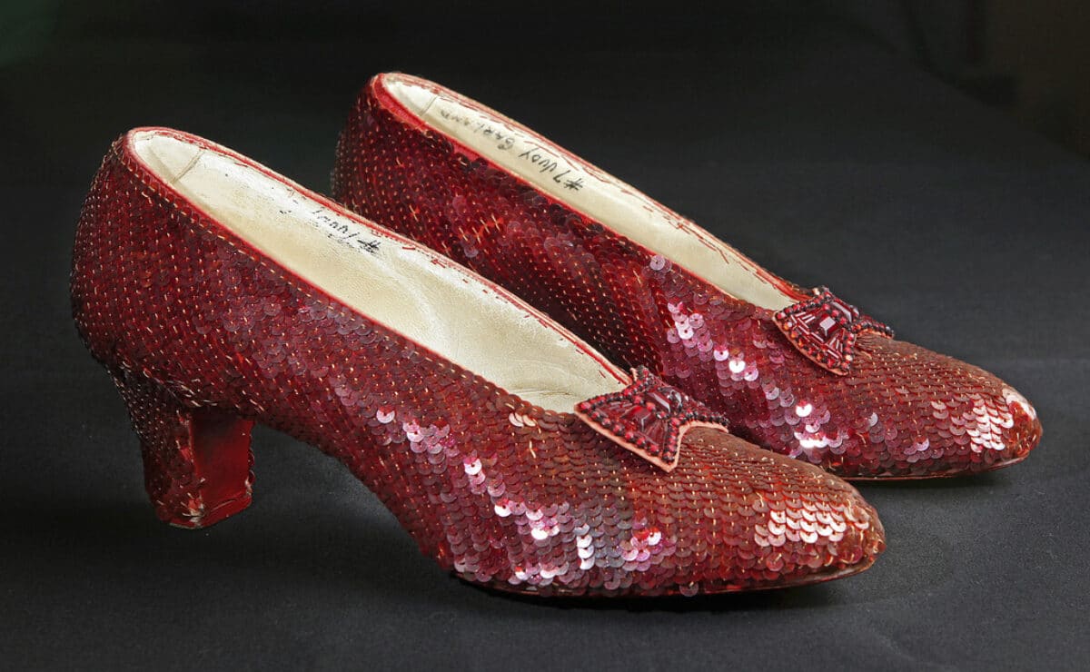 Stolen ruby slippers in 'The Wizard of Oz' are auctioned for $28 million