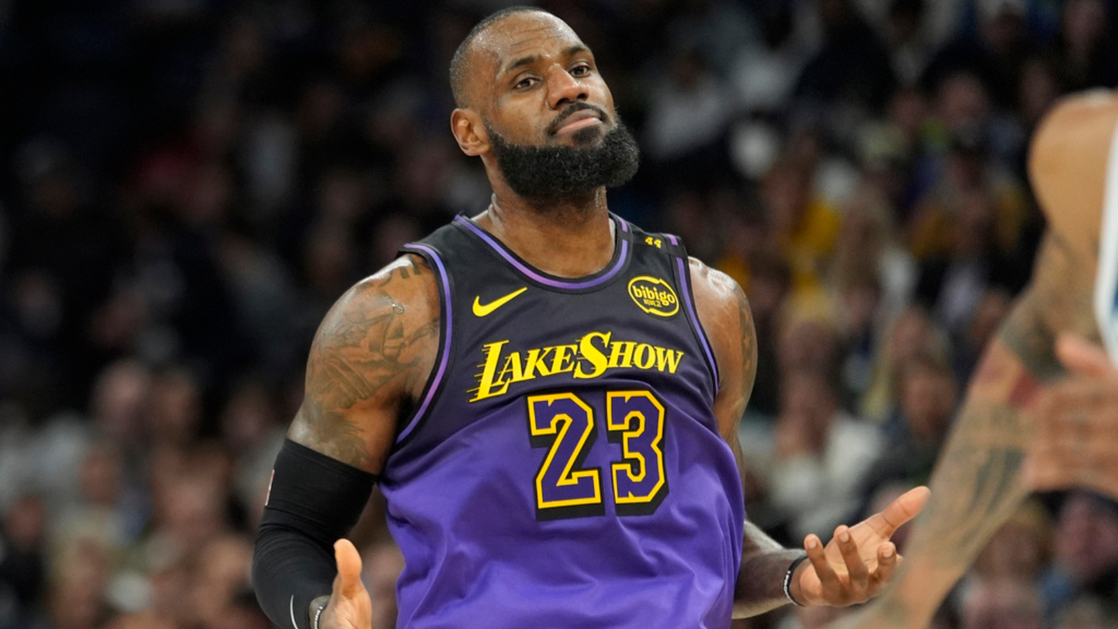 LeBron's jumper is off, and the Lakers are struggling on offense