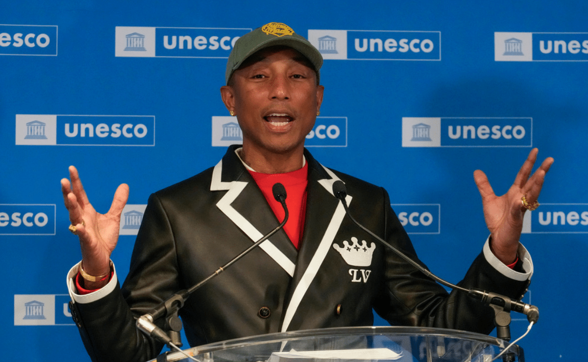 Pharrell Williams is named a UNESCO goodwill ambassador