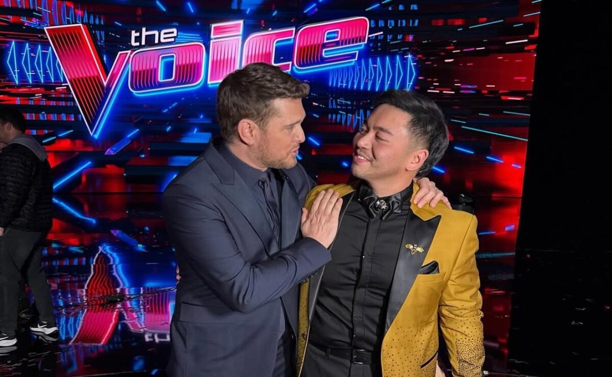 Sofronio Vasquez and Michael Buble