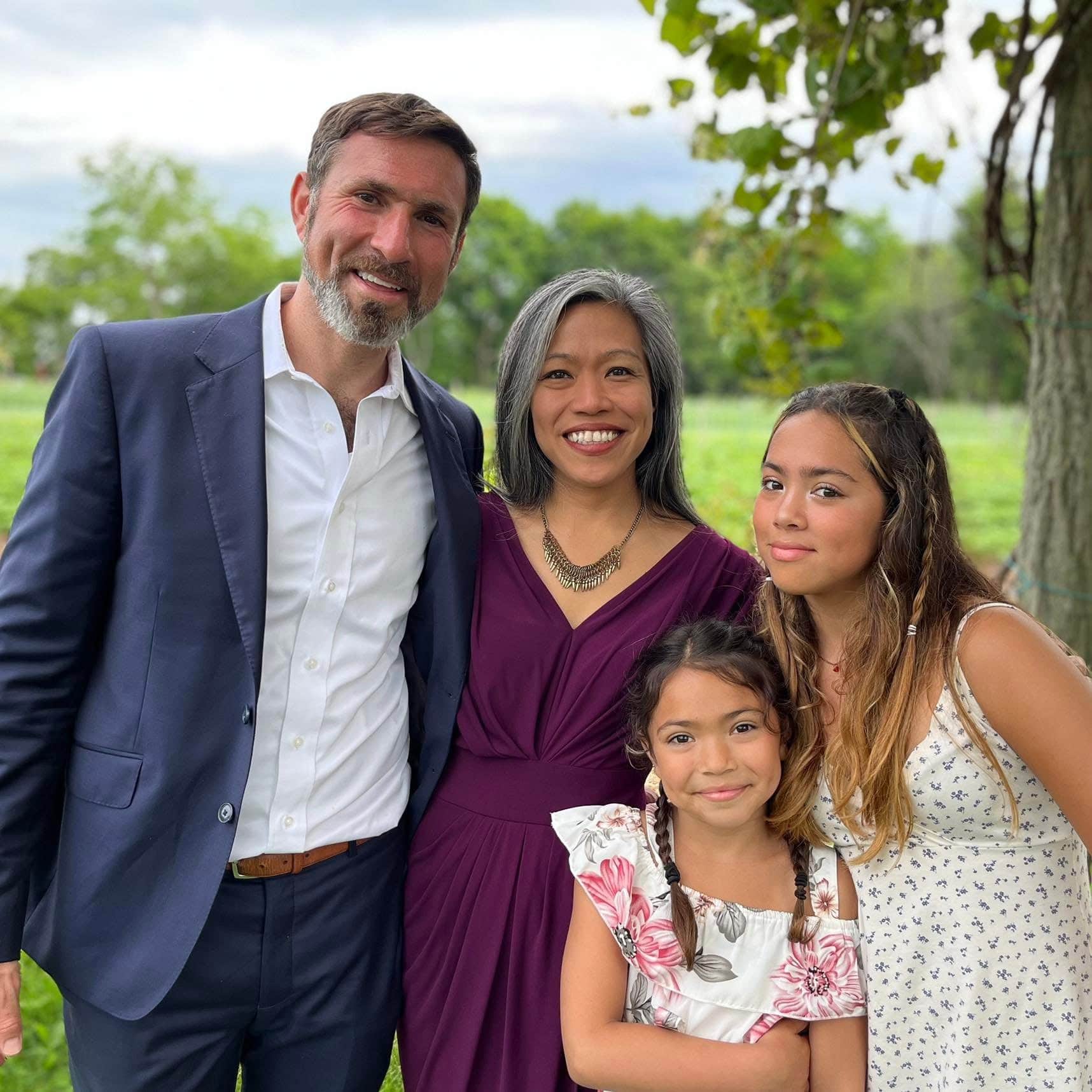 Maria Torres Springer with her family