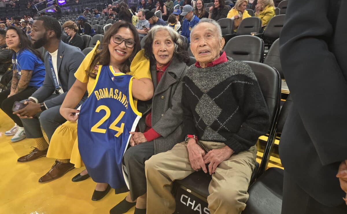 Gayle Romasanta and family