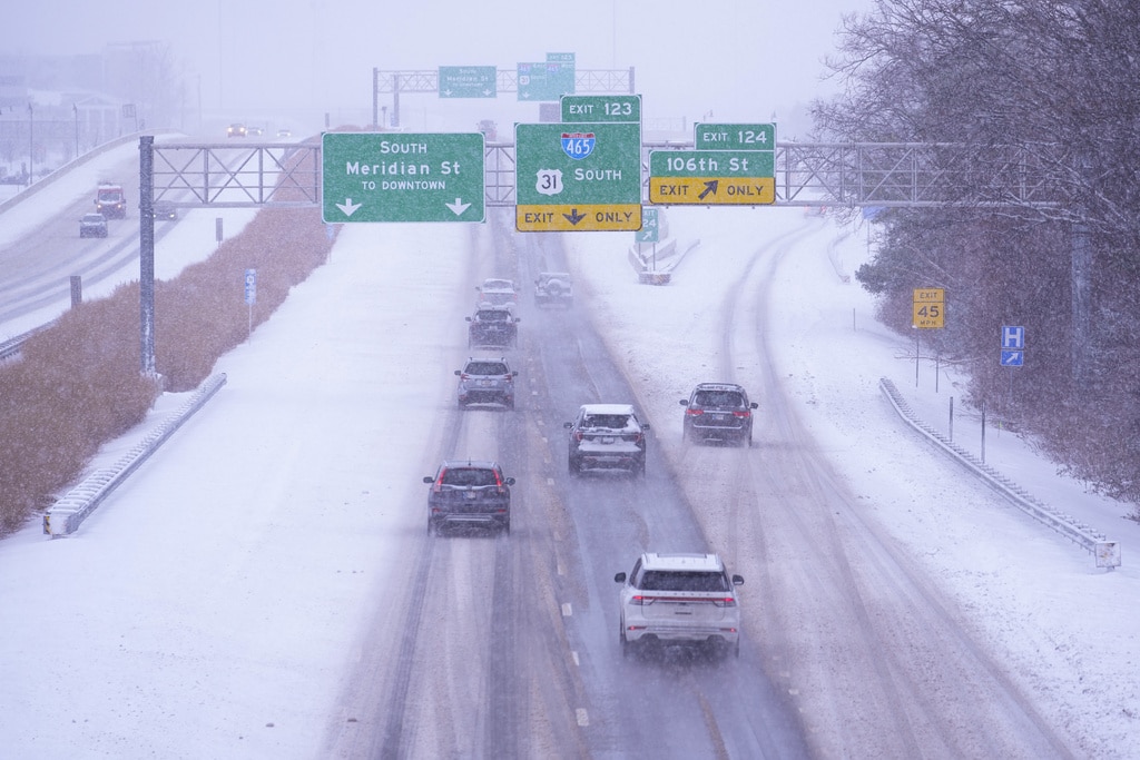 The next round of bitter cold and snow will hit the southern US