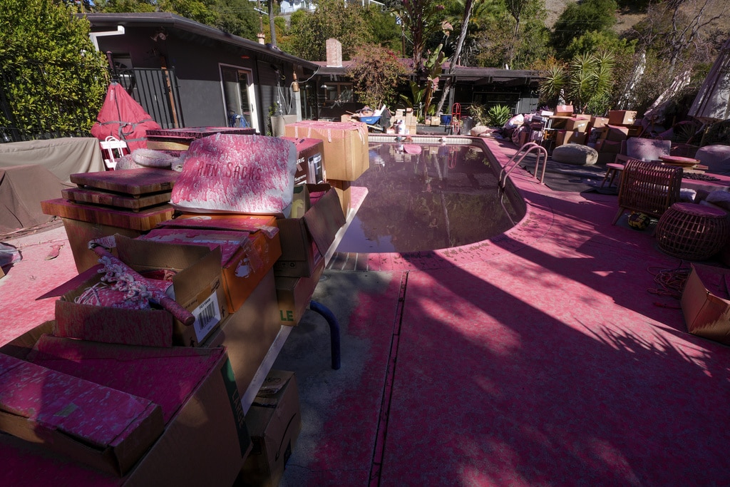 Pink flame retardants are used to slow California fires. What do we know about them?