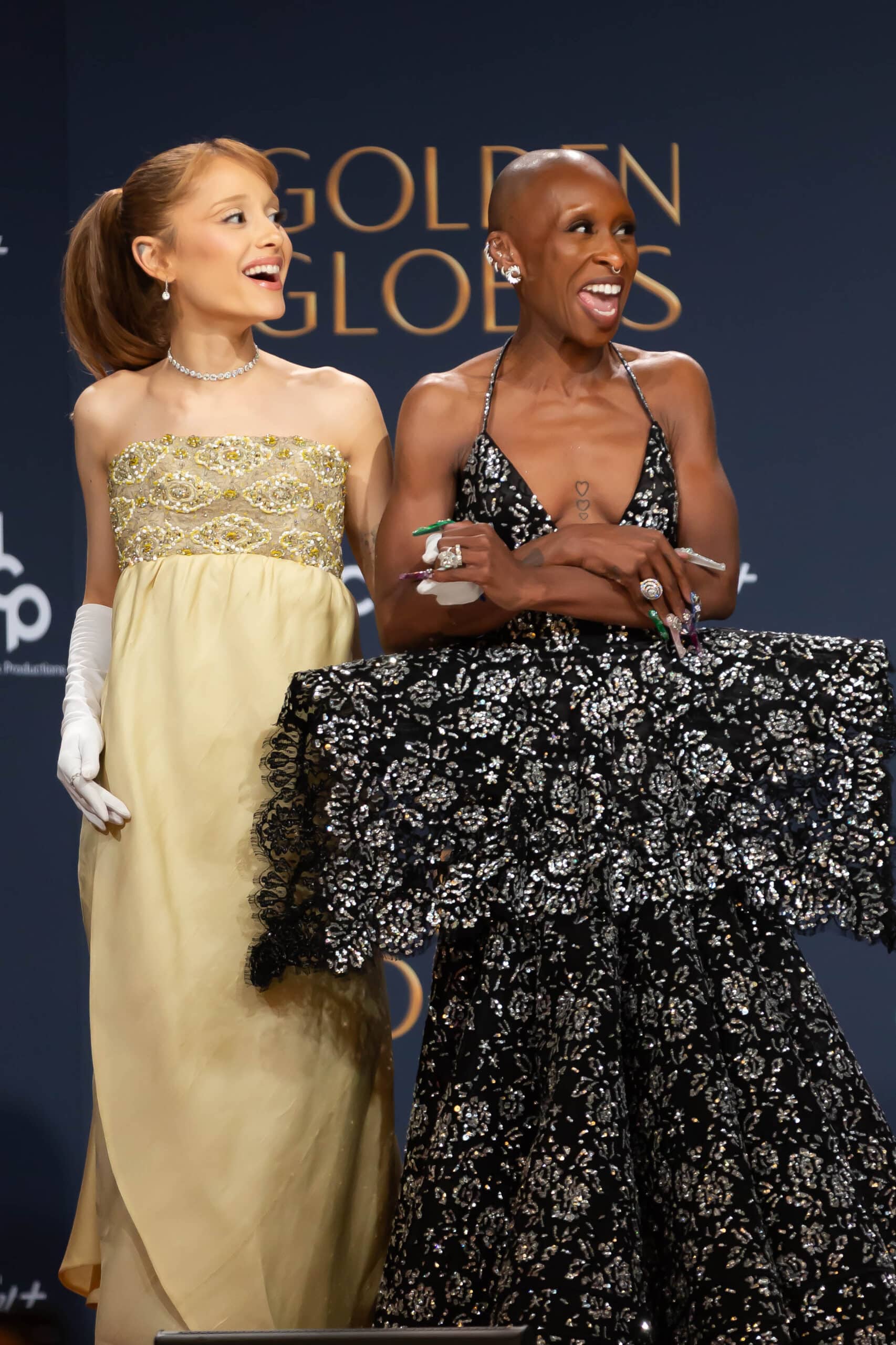 Ariana Grande and Cynthia Erivo