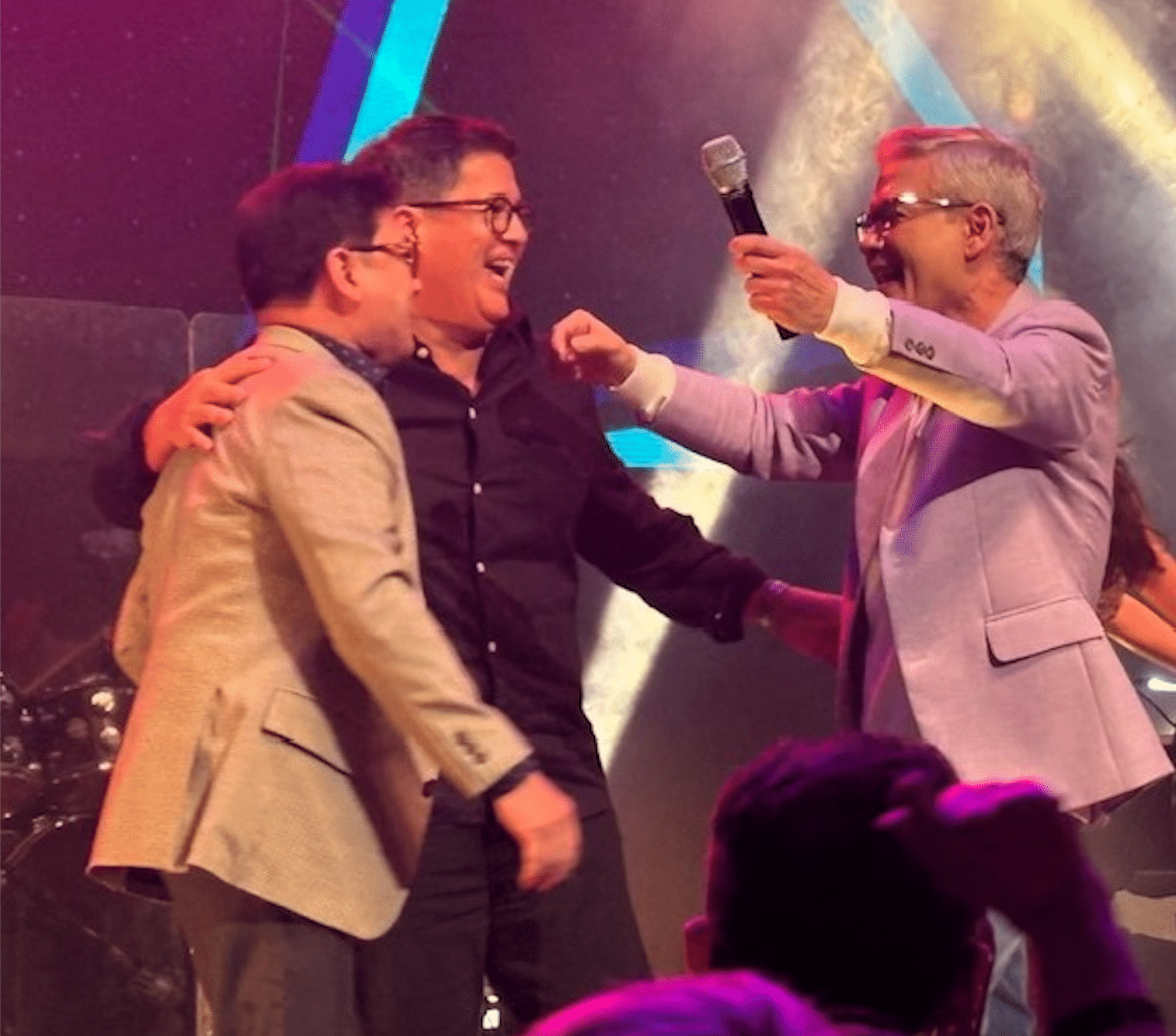 Herbert Bautista, Aga Muhlach and Raymond Lauchengco