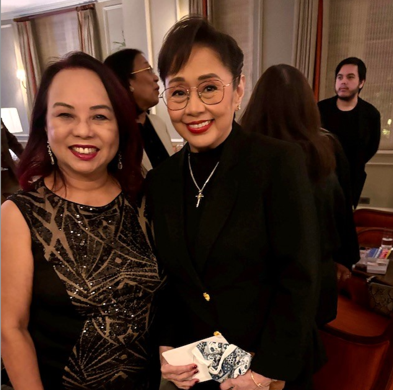 Janet Nepales and and Vilma Santos