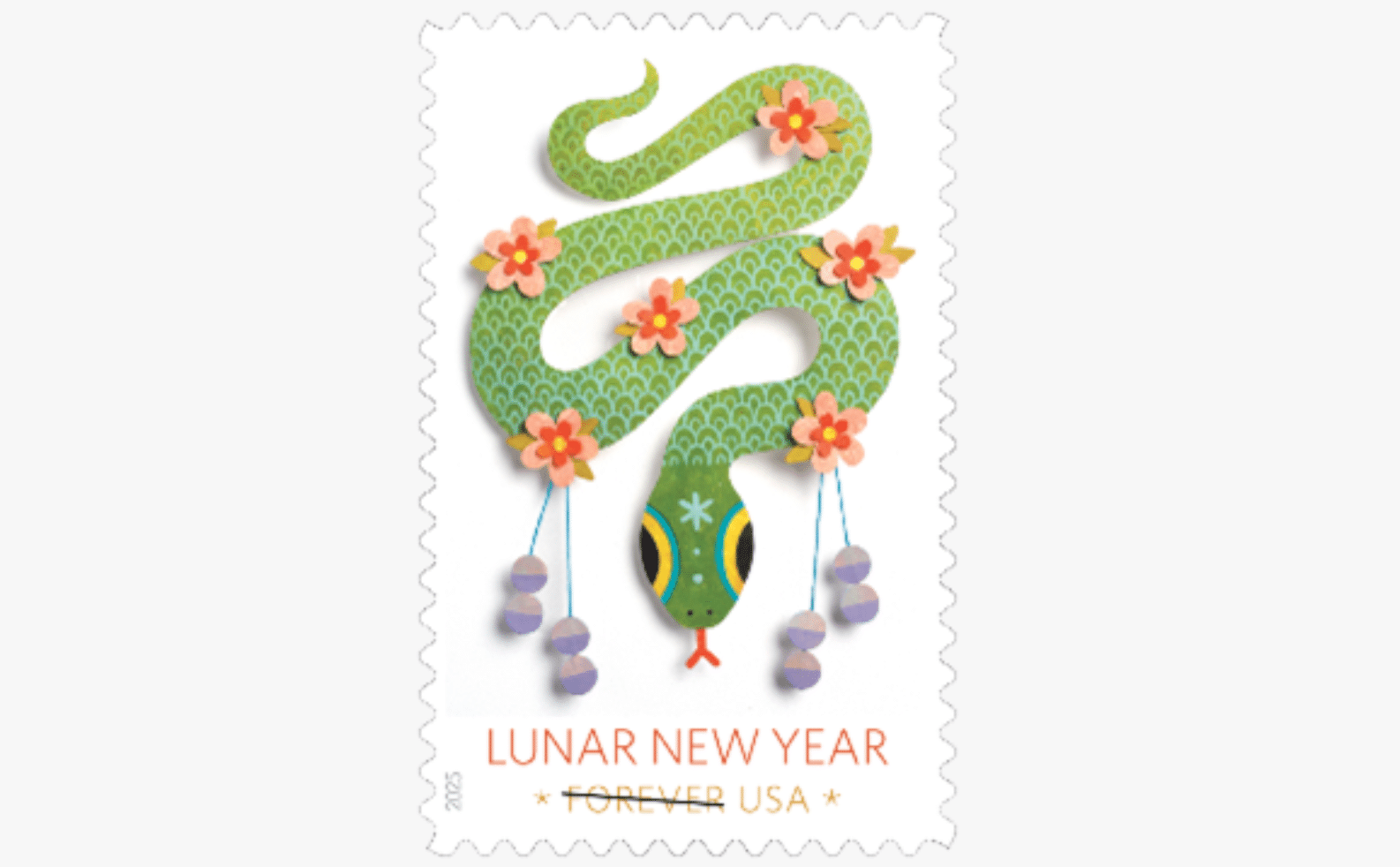 Lunar New Year stamp celebrates the Year of the Snake Inquirer