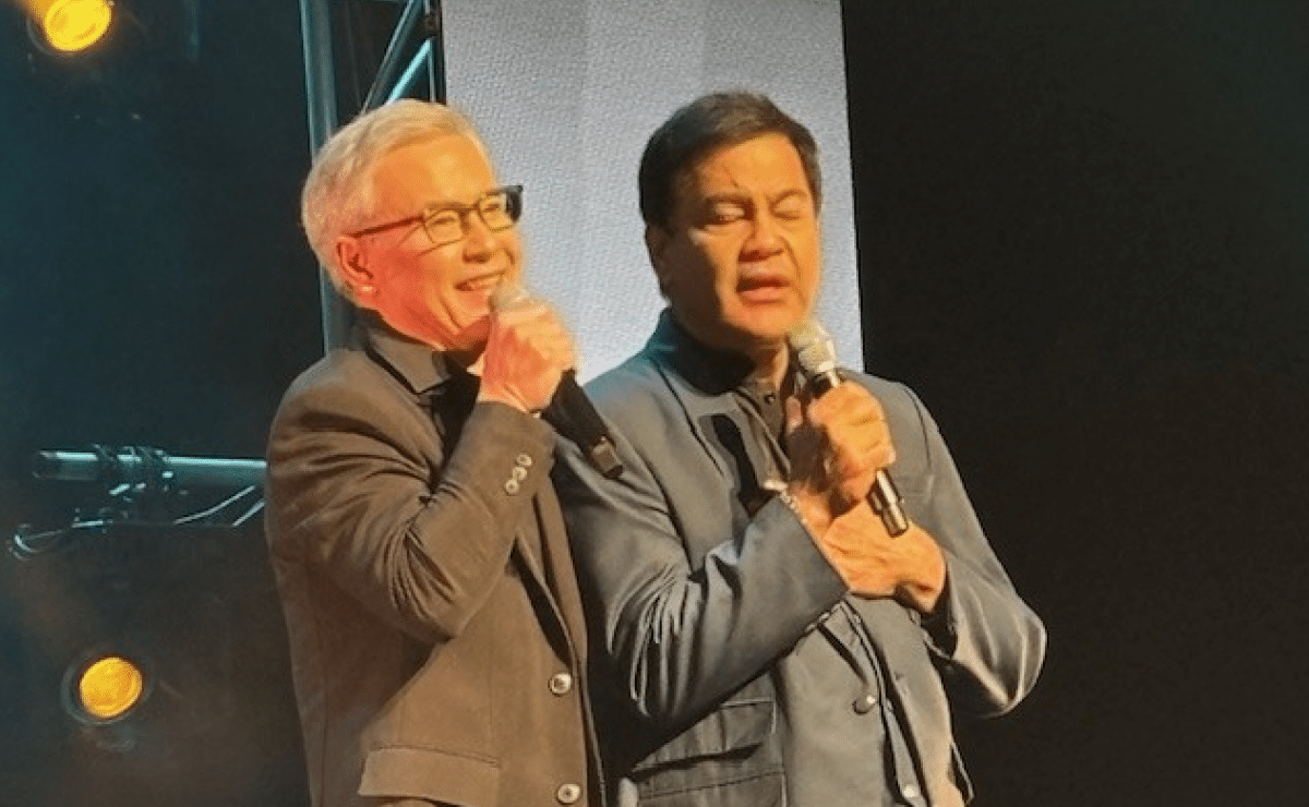 Raymond Lauchengco and Martin Nievera