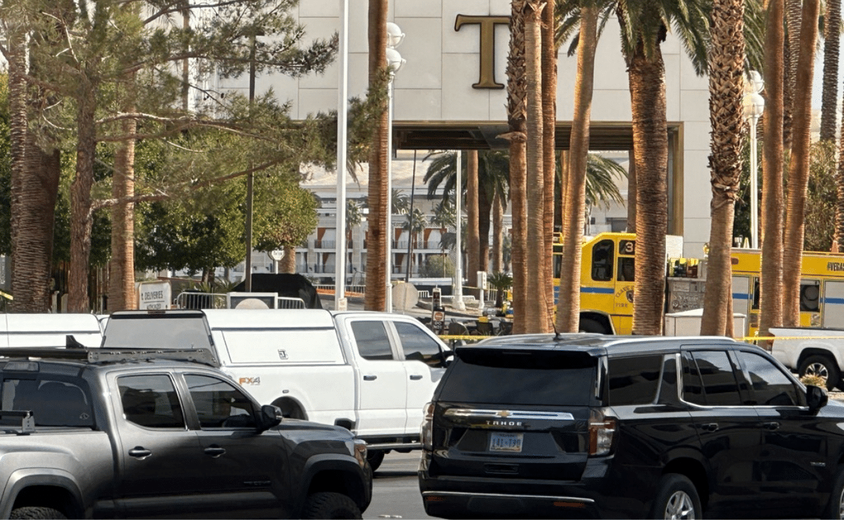 Firework mortars, gas cannisters stuffed inside Tesla that exploded outside Trump's hotel