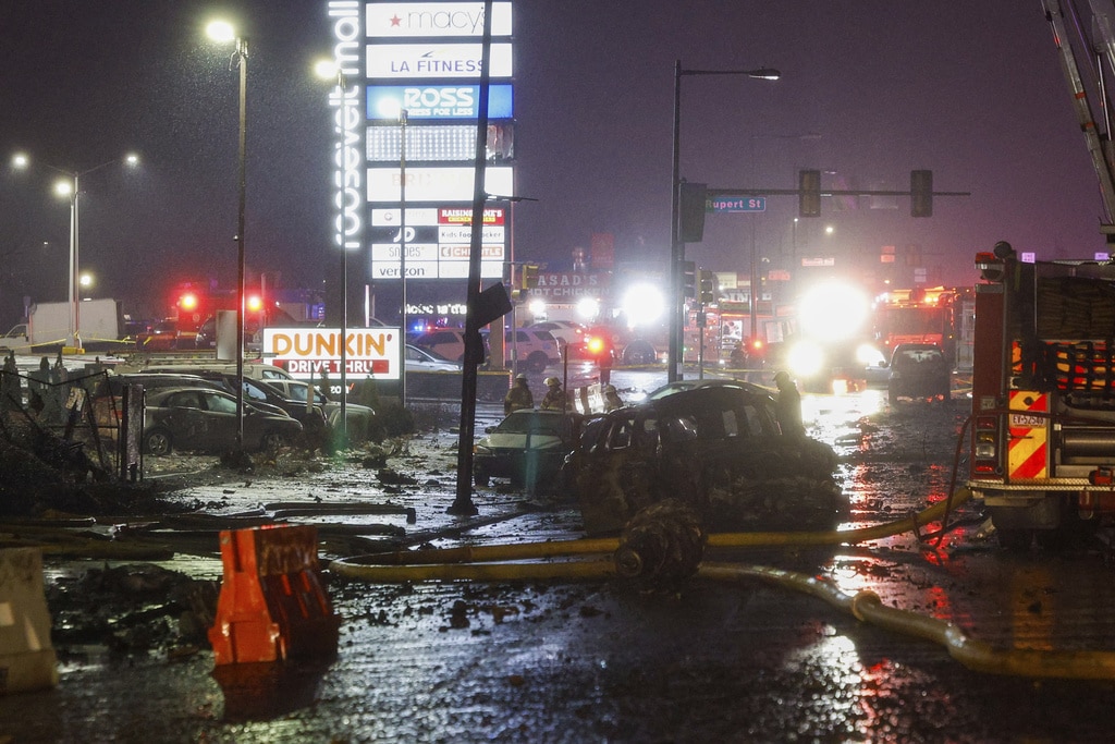 Three people injured on the ground when a jet crashed in a busy Philadelphia neighborhood, killing seven people, remain in critical condition